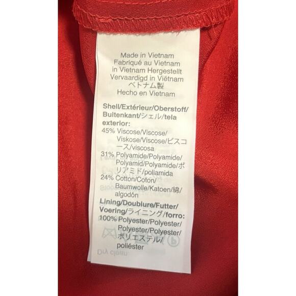 J.Crew Women’s Sz S Red Lace Halter Top Blouse Lined Boho Formal Romantic Fairy - Picture 7 of 10